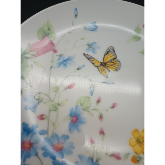 Pfaltzgraff Annabelle Lunch Plate Butterfly Meadow Flowers Floral Salad - Picture 5 of 5